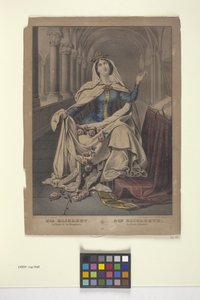 Elizabeth (mürekkep, kurşun kalem) by Nathaniel Currier