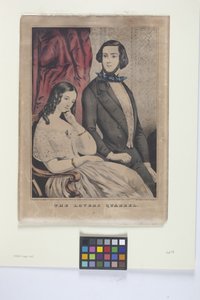 The Lover'S Quarrel (elle renklendirilmiş litografi)