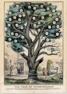 Ölçüsüzlük ağacı, N. Currier tarafından yayınlandı, New York, 1849