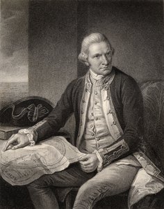 Kaptan James Cook, W. Holl tarafından 