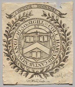 Bookplate: Harvard Koleji Mührü