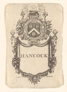 Harvard College Bookplate (Hancock)