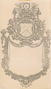 Mesih ve Kilise Mührü ile Harvard College Bookplate