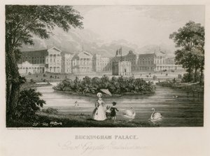 Buckingham Sarayı by Nathaniel Whittock