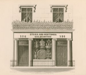 Messrs Storr ve Mortimer, kuyumcular ve kuyumcular, No 156, Bond Street, Londra