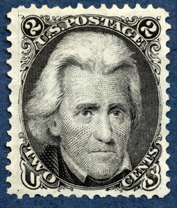 2c Andrew Jackson, 1875 single
