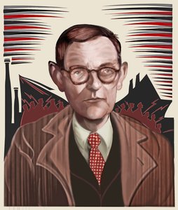 Dmitri Shostakovich, 2021 (dijital) by Neale Osborne