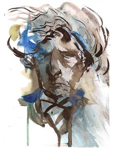 Hector Berlioz, 2025 (mürekkep) by Neale Osborne