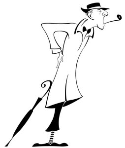 Jacques Tati (dijital) by Neale Osborne