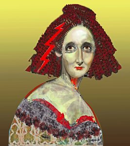 Mary Woolstonecraft Shelley, 2023 (dijital) by Neale Osborne