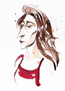 Véronique Gens, 2025 (mürekkep)