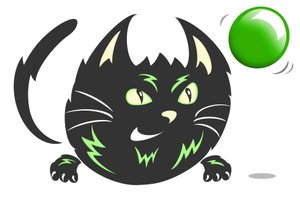 Zap Kedi - karikatür by Neale Osborne