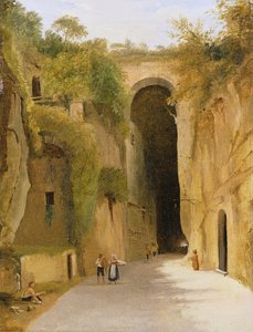 Crypta Napoletana, Posillipo tepesinin altında, Napoli, c.1840