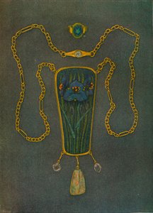 Altın, Mine ve Kıymetli Taşlardan Bir Kravat, c1901 by Nelson Ethelred Dawson