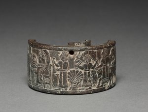 Ziyafet Pyxis, MÖ 800-750 (steatit) by Neo-Hittite