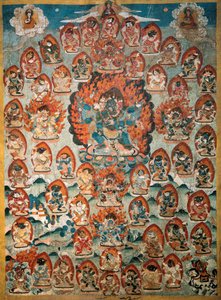 Cennetin görünümü, Bard'ın vizyonları, Nepal by Nepalese School