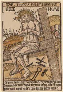 Hüzünlerin Adamı Olarak İsa by Netherlandish 15th Century