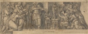 Antik Tarihten Sahne by Netherlandish 16th Century after Polidoro da Caravaggio