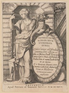 Roma İmparatoru Nvmismata Avrea için Başlık Sayfası by Netherlandish 17th Century after Sir Peter Paul Rubens