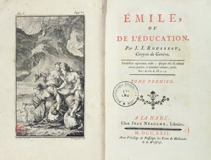 Jean-Jacques Rousseau tarafından Emile için ön eser, 1762