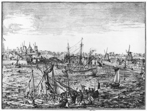 Rotterdam manzarası by Netherlandish School