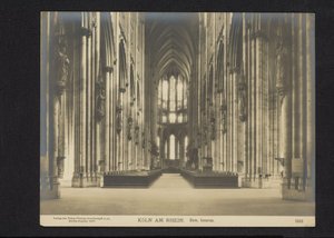 Köln Katedrali'nin iç kısmı Köln am Rhein. Dom, Inneres (nesne üzerindeki başlık)