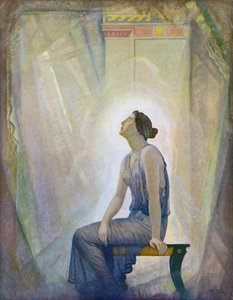 Odyssey: Yas tutan Penelope (renkli taş)