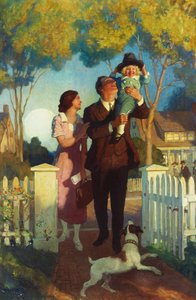 Eve varmak by Newell Convers Wyeth