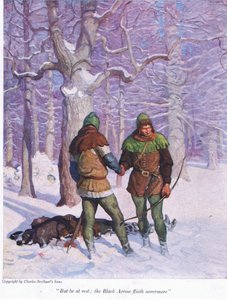 Ama rahat ol, Kara Ok artık uçmuyor, 1916 by Newell Convers Wyeth
