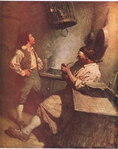 Long John Silver ve Hawkins: Bana karşı nazikti ve beni mutfakta gördüğüne her zaman memnun oldu by Newell Convers Wyeth