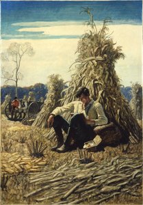 Tuhaf Abe, 1940 (Rönesans panelinde yağlı boya) by Newell Convers Wyeth