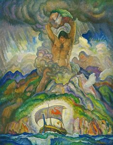 Polyphemus, Tepegöz by Newell Convers Wyeth