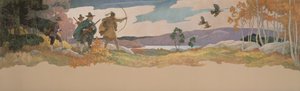 Türkiye Avcıları, 1941 by Newell Convers Wyeth