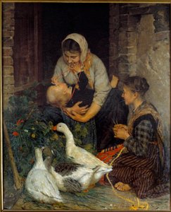 Anne Sevinci Tablosu Niccolo Cannici (1846-1906)