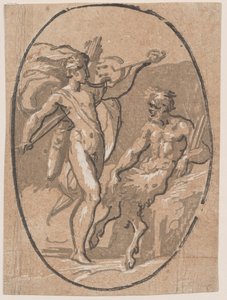 Apollo ve Marsyas arasındaki yarışma, M.Ö. 1540-1550.