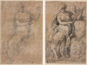Alegorik Figür (rekto ve verso) by Niccolo dell