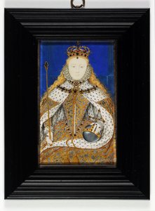 Kraliçe I. Elizabeth (emaye) by Nicholas Hilliard
