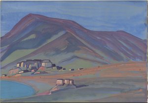 Albüm yaprağı, 1932 by Nicholas Roerich