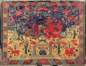 Ejderha ile Savaş, 1912 by Nicholas Roerich
