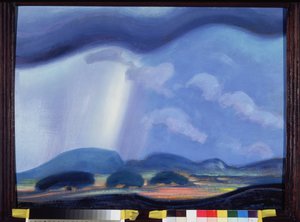 Chikus erkek. Oeuvre de Sviatoslav Nikolayevich Roerich (1904-1993), karton üzerine yağlı boya by Nicholas Roerich