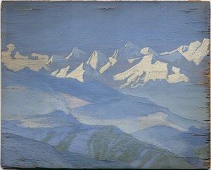 Himalayalar, 1928 by Nicholas Roerich