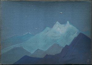 Himalayalar, Mehtaplı Dağlar, eskiz, 1933