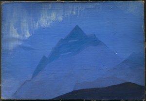 Himalayalar, Yağmur, 1933 by Nicholas Roerich