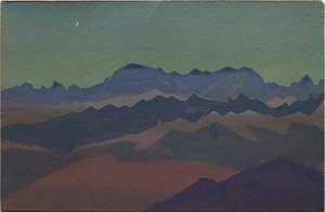 Sandakphu yakınlarındaki Himalayalar, 1936 by Nicholas Roerich