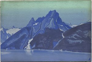 Naga Gölü, Keşmir, 1936 by Nicholas Roerich