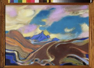 Mehdi. Oeuvre de Sviatoslav Nikolayevich Roerich (1904-1993), karton üzerine tempera ve yağ by Nicholas Roerich