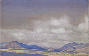 Moğolistan, Chahar Tepeleri, 1936 by Nicholas Roerich
