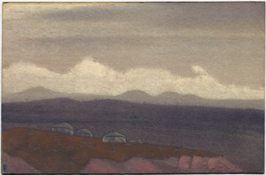 Moğolistan, Sunit, 1936 by Nicholas Roerich