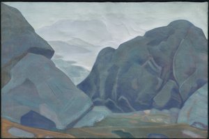 Monhegan, Maine, "Okyanus" serisi, 1922 by Nicholas Roerich