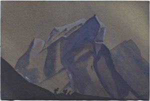 Dağ Geçidi, Fırtına, 1936 by Nicholas Roerich